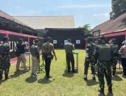 Yonarmed 6/Tamarunang Gelar Latihan Menembak, Pererat Silaturahmi dan Dukung Program Pemerintah