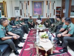 Kasdam XIV/Hsn Terima Kunjungan Tim Senior Officer Visit Programme (SOVP) Philindo Strike V/2025