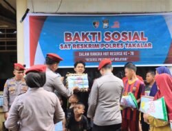 Sat Reskrim Polres Takalar Gelar Bakti Sosial di Panti Asuhan An-Nur Rahmah Peringati HUT ke-78 Reserse Polri
