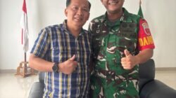 Bang Enno Jalin Silaturahmi dengan Dandim 1420/Sidrap Letkol Inf Andi Zulhakim