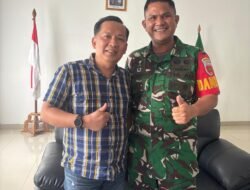 Bang Enno Jalin Silaturahmi dengan Dandim 1420/Sidrap Letkol Inf Andi Zulhakim