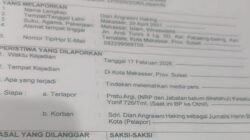 Oknum TNI Dilaporkan ke Polisi Militer Kodam XIV/Hasanuddin, Diduga Lecehkan Karya Jurnalistik