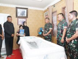 Turut Berduka, Pangdam XIV/Hasanuddin Sampaikan Belasungkawa atas Berpulangnya Salah Satu Personel Terbaik
