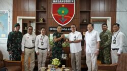 Perkuat Sinergi dan Kemitraan, Kasdam XIV/Hsn Terima Kunjungan Silaturahmi Komisaris Utama Pegadaian di Makodam