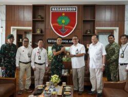 Perkuat Sinergi dan Kemitraan, Kasdam XIV/Hsn Terima Kunjungan Silaturahmi Komisaris Utama Pegadaian di Makodam