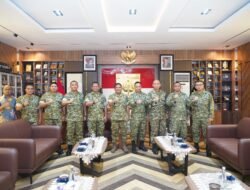 Pangdam XIV/Hasanuddin Terima Kunjungan Silaturahmi Pangdivif 3/Kostrad, Perkuat Sinergi dan Kolaborasi Tugas